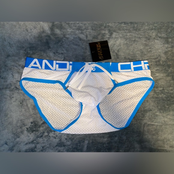Andrew Christian Mesh Football Brief w/ Almost Naked - Picture 2 of 4